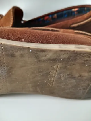 Mocasines Zara Marrones Hombre