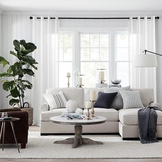 Topfinel Tende da Salone 2 Pezzi 245 Lunghezza Visillo