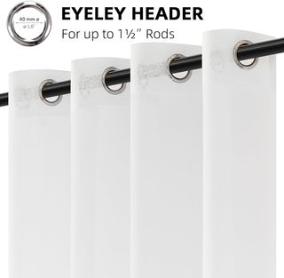 Topfinel Tende da Salone 2 Pezzi 245 Lunghezza Visillo