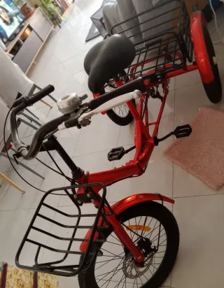 Triciclo para adultos rojo