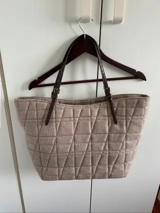 Bolso tote Zara acolchado