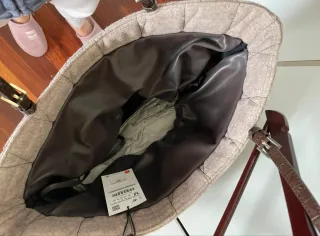 Bolso tote Zara acolchado