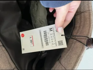 Bolso tote Zara acolchado