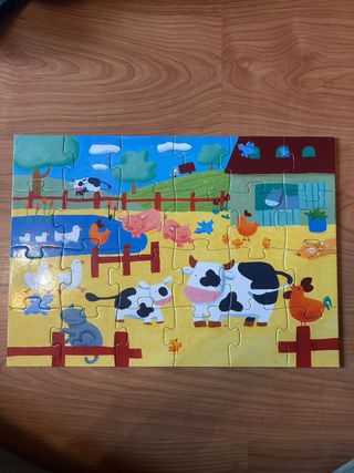 4 Puzzles Infantiles (2 Djeco y 1 imaginarium)