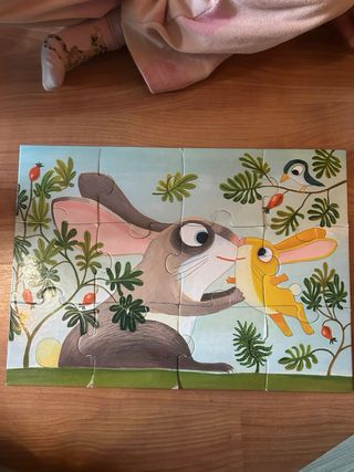 4 Puzzles Infantiles (2 Djeco y 1 imaginarium)