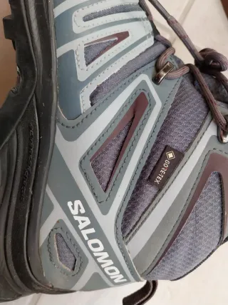 Scarponcini Salomon Gore-Tex Grigio Viola