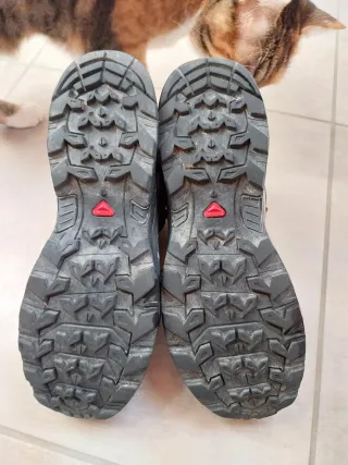 Scarponcini Salomon Gore-Tex Grigio Viola