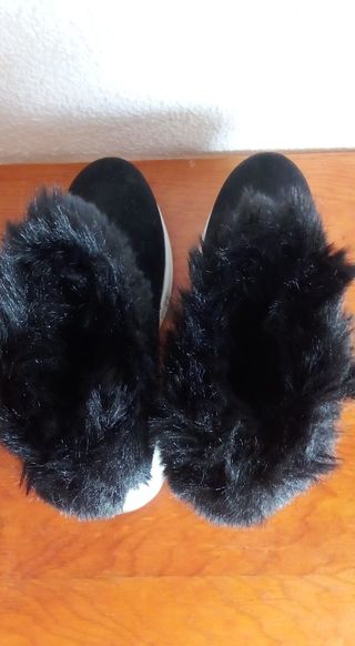 Botas de invierno con pelo y cremallera