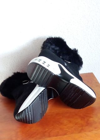 Botas de invierno con pelo y cremallera