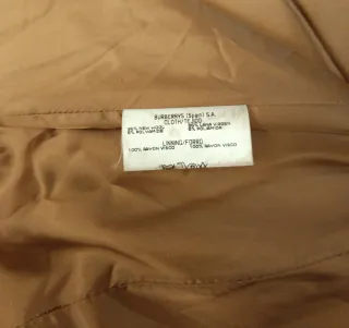 Abrigo Lana Vintage Burberrys Mujer Talla M