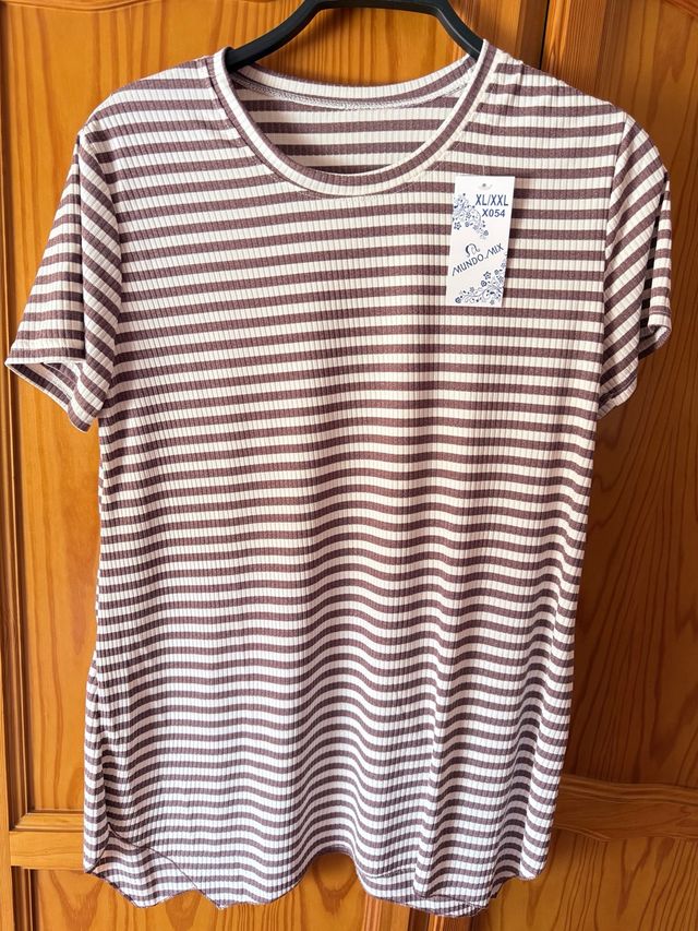 Camiseta de rayas MUNDO MIX Talla XXL