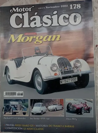 Revistas de coches, colección antigua