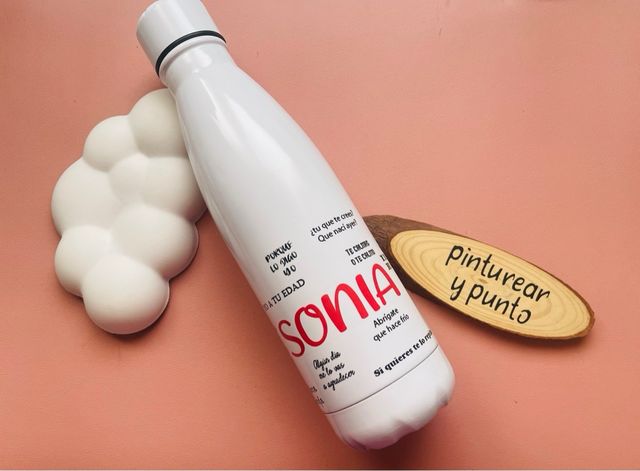 Botella de aluminio personalizada