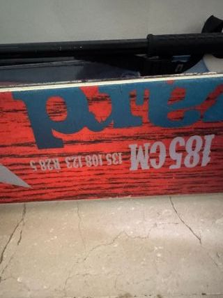 Sci Freeride Blizzard 185cm con Fissazione Marker