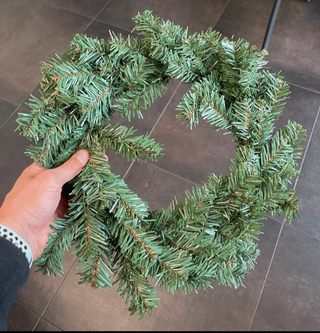 Ghirlanda Natalizia Abete Centrotavola Corona 25cm