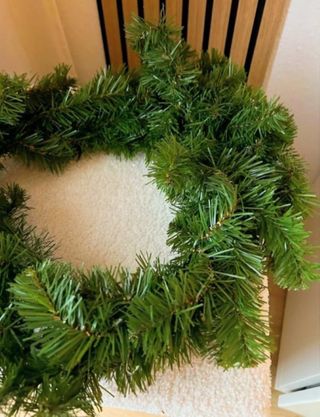 Ghirlanda Natalizia Abete Centrotavola Corona 25cm