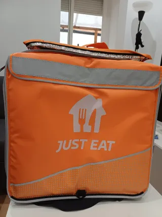 Mochila Térmica Impermeable Just Eat Naranja