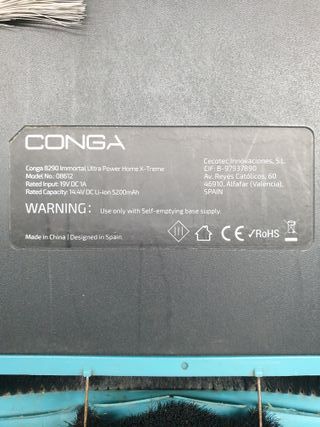 Robot Aspirador Conga 8290 Inmortal Ultra Power