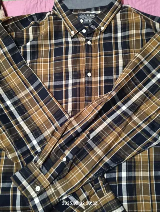Camisa de cuadros MAN PLUS Talla XL