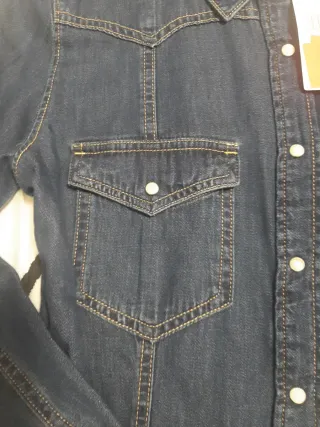 Camisa vaquera Mango entallada Talla XS