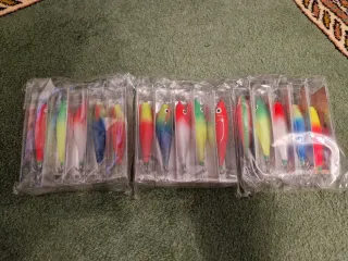 Lote 15 Señuelos Pesca Flotantes Colores Varios