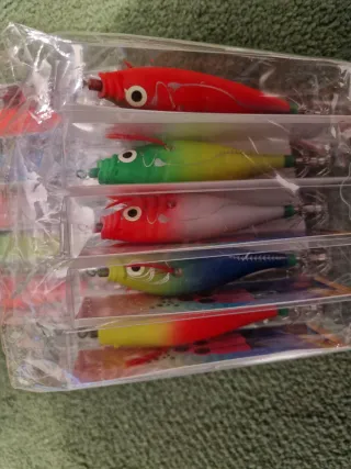 Lote 15 Señuelos Pesca Flotantes Colores Varios