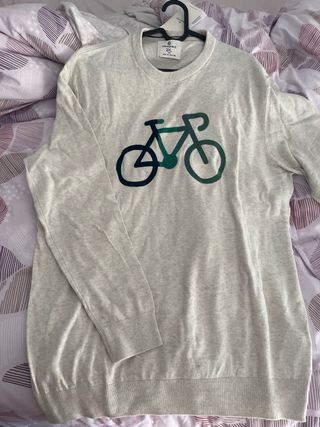 Jersey Springfield Gris con Dibujo Bicicleta Talla