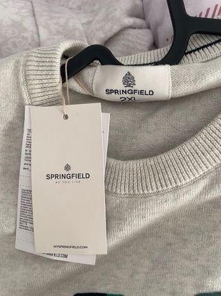 Jersey Springfield Gris con Dibujo Bicicleta Talla