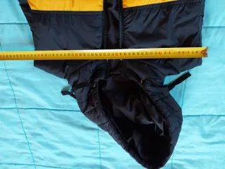 Giacca a vento Duplefax senza maniche gialla/nera