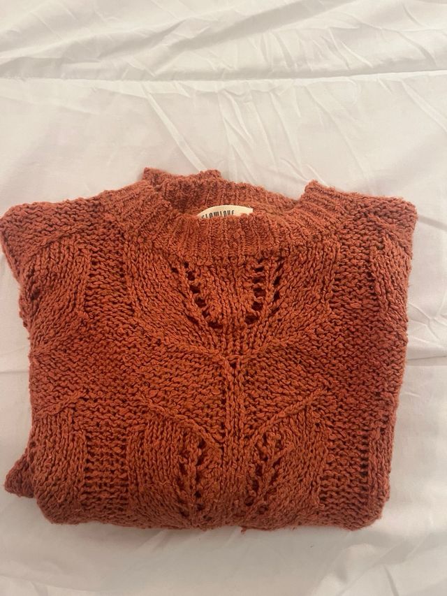 Jersey Slowlove tejido naranja