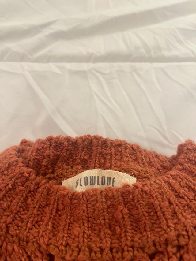 Jersey Slowlove tejido naranja