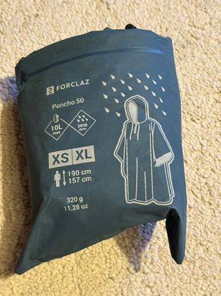 Chubasquero Unisex Forclaz Poncho XS - XL