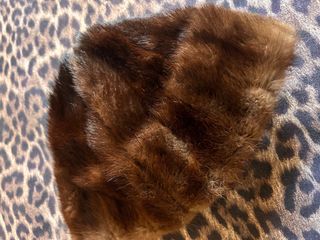 Gorro Vintage Pelo Marrón