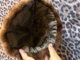 Gorro Vintage Pelo Marrón