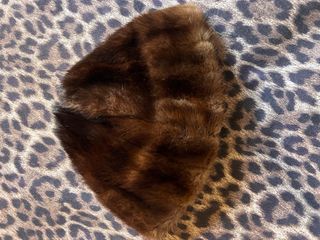 Gorro Vintage Pelo Marrón