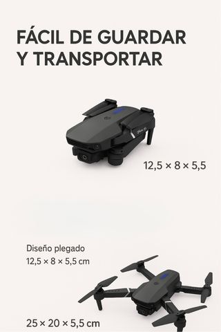 Dron HD - Mando con pantalla y Accesorios – Nuevo