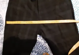 Pantalón Zara Slim Fit Negro Chico