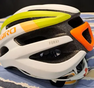 Casco Ciclismo Giro Foray Blanco/Amarillo