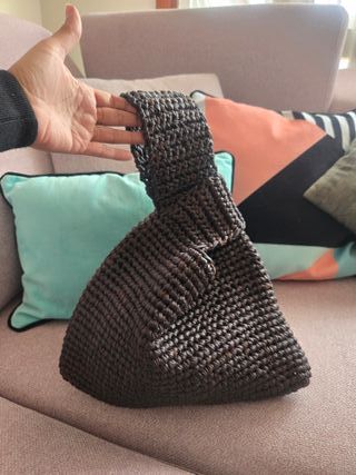 Bolso nudo japonés tejido a mano