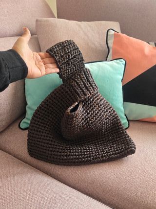 Bolso nudo japonés tejido a mano