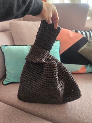 Bolso nudo japonés tejido a mano
