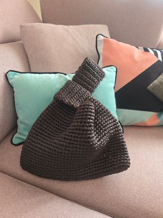 Bolso nudo japonés tejido a mano