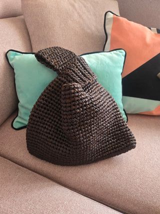 Bolso nudo japonés tejido a mano