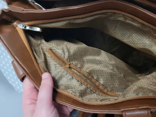 Bolso Piel Vintage Patchwork