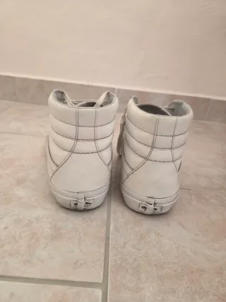 Scarpe Vans Sk8-Hi slim bianche