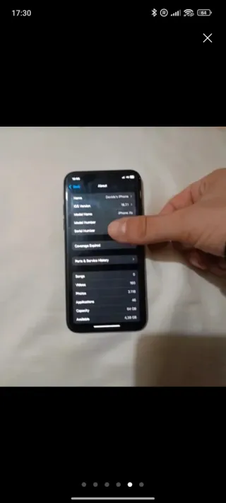 iPhone XS 64 GB Negro