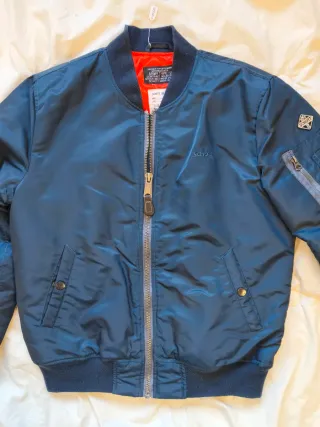 Chaqueta Bomber Schott MA-1 Azul