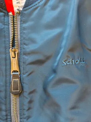 Chaqueta Bomber Schott MA-1 Azul