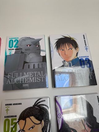 Fullmetal Alchemist Kanzenban números 1 al 6