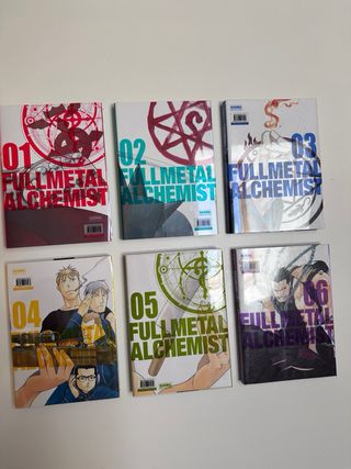 Fullmetal Alchemist Kanzenban números 1 al 6